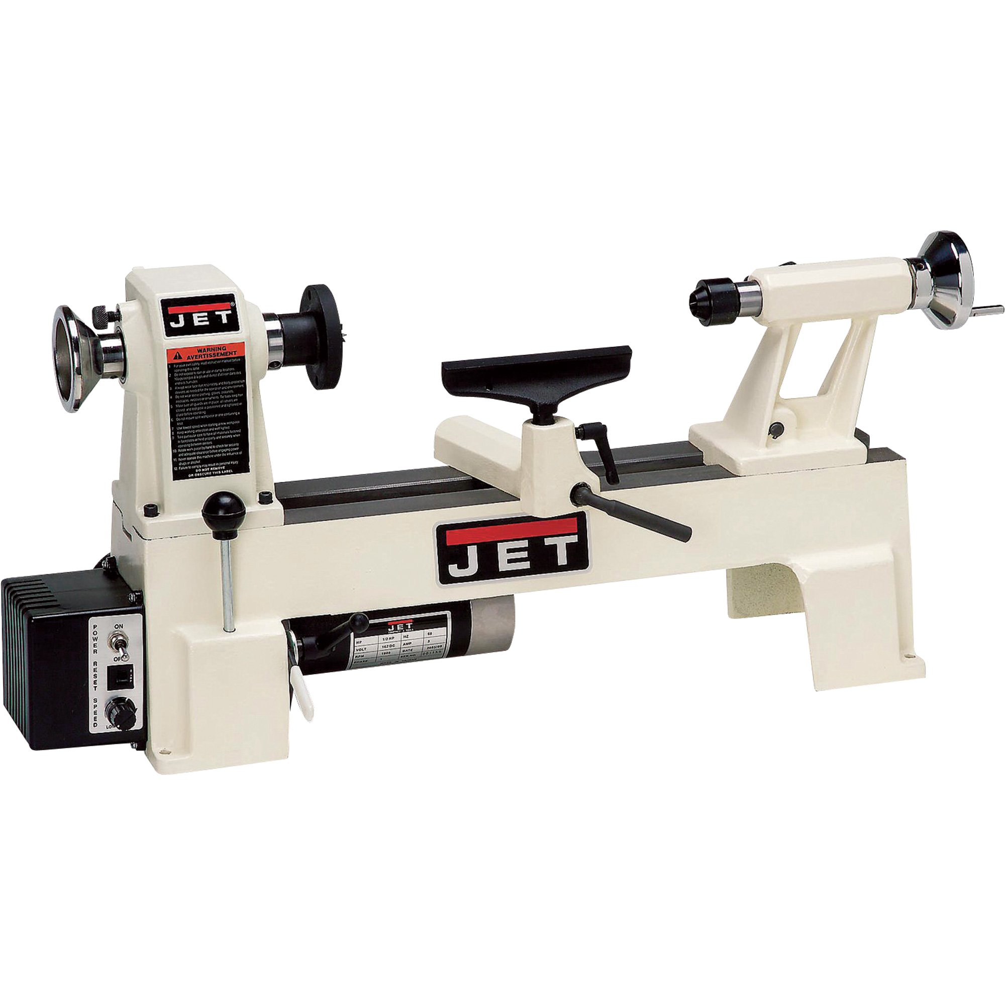 JET Benchtop Variable Speed Mini Lathe with Indexing, 10in. x 14in., Model# JML-1014VSI